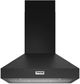 Thor Kitchen® 36" Professional Black Wall Mount Pyramid Range Hood-0