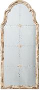 A & B Home Washed White/Gold Mirror-0