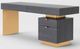 VIG Furniture Modrest Trahan Gold/Grey Office Desk-1