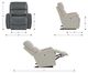 La-Z-Boy® Apollo Toast Power Rocking Recliner with Headrest and Lumbar-2