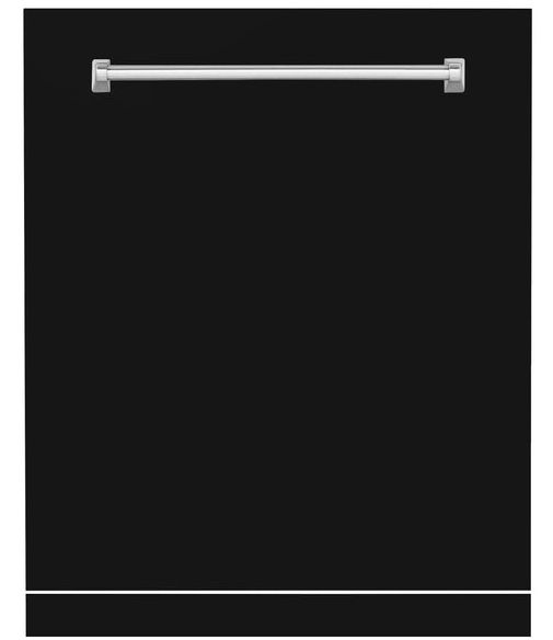 ZLINE Monument Series 24" Black Matte Dishwasher Panel-0