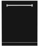 ZLINE Monument Series 24" Black Matte Dishwasher Panel-0