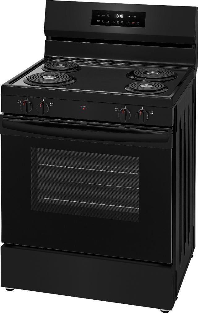 Frigidaire® 30” Black Freestanding Electric Range-2