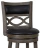 New Classic® Home Furnishings Manchester Black/Gray Bar Stool-4
