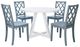 Powell® Maui 5-Piece Graphite/White Dining Table Set-0