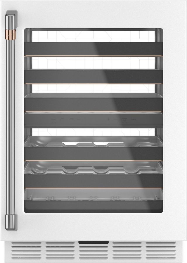 Café™ Brushed Stainless Wine/Beverage Center Handle Kit-2
