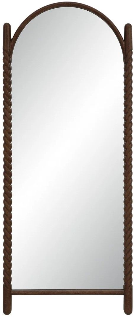 Renwil® Ignatius Walnut Full Length Mirror-0