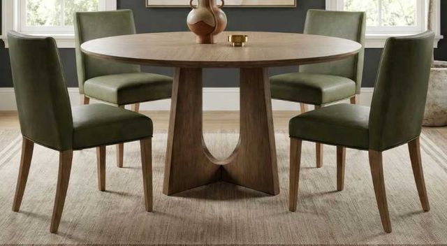 Liberty Furniture Hendrix Place 5-Piece Natural/Pine Pedestal Dining Table Set-0