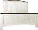 Vintage Furniture Mesh Queen Panel Bed-0