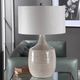 Uttermost® Felipe Light Gray Glaze Table Lamp-1