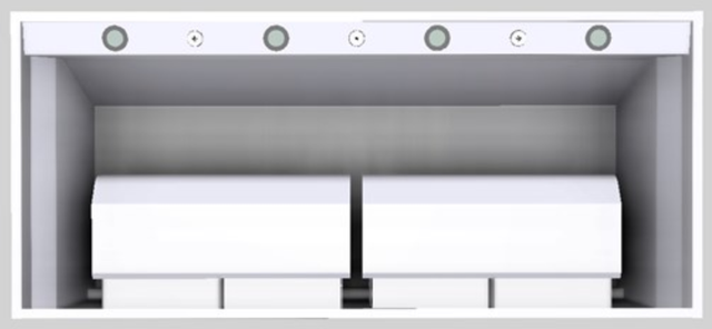 Vent-A-Hood® Designer Series 54" White Wall Mounted Range Hood-2