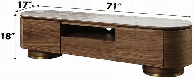 ACME Furniture Willene Walnut TV Stand-3