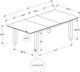 Monarch Specialties Inc. Brown 72" Dining Table With Extension-2