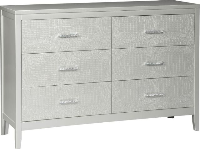 Signature Design by Ashley® Olivet 4-Piece Silver Twin Upholstered Panel Bed Set-2