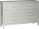 Signature Design by Ashley® Olivet 4-Piece Silver Twin Upholstered Panel Bed Set-2