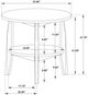 Coaster® Bradley 2-Piece Gray/Natural Coffee Table Set-3