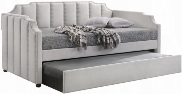ACME Furniture Peridot Dove Gray Youth Twin Daybed with Trundle-0