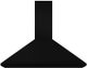 Vent-A-Hood® 42" Black Euro Style Wall Mounted Range Hood-0