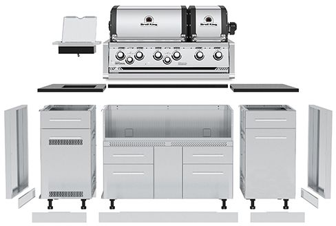 Broil King® Imperial™ S 690i 6-Burner Stainless Steel Built-in Liquid Propane Grill-2