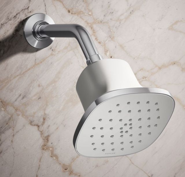 KOHLER® Cinq® Polished Chrome 2.5 GPM Square Single-Function Filtered Showerhead-1