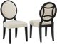 Winners Only® Torrance Ebony/White Dining Side Chair-2