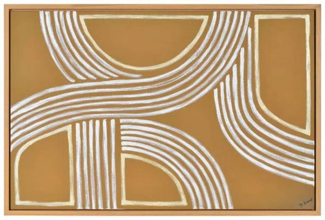 Renwil® Milestone White Oak Wall Painting-0