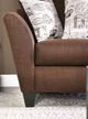 Furniture of America® Delanie Chocolate Loveseat-2