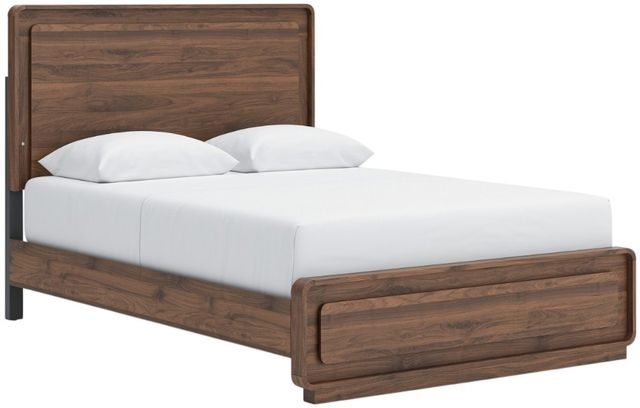 Signature Design by Ashley® Hollinaze Walnut Brown Queen Panel Bed-1