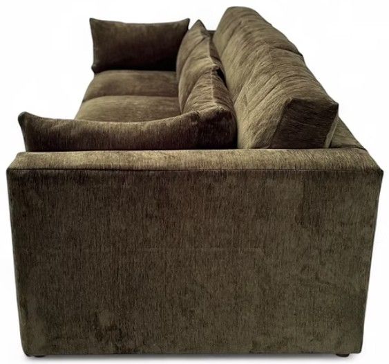 Intermountain Furniture Customizable Luscious Track Arm with Plumae Cushion Sofa-4