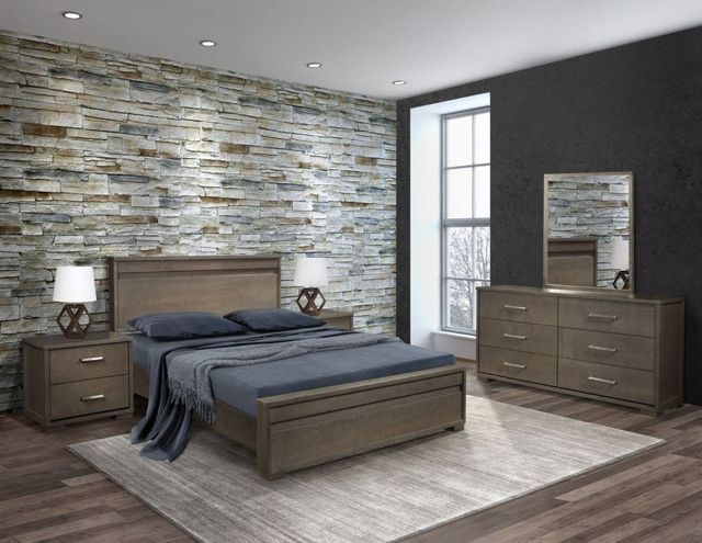 Industrie Villageois 3200 Queen Panel Bed-1