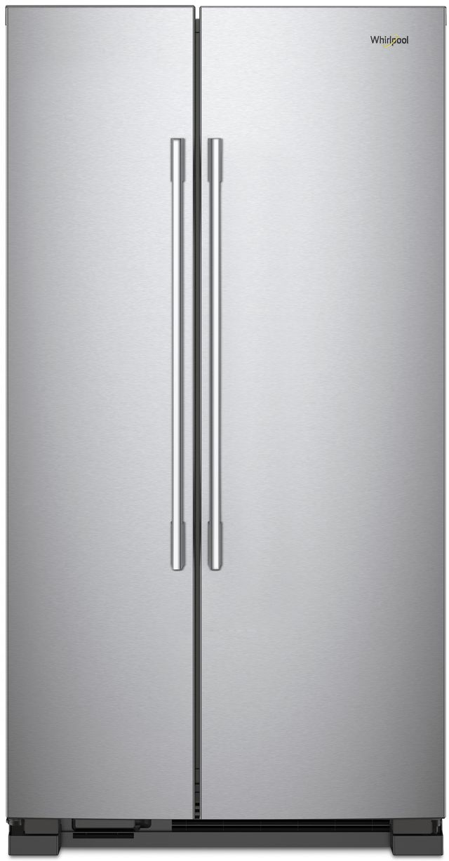 Whirlpool® 25.1 Cu. Ft. Side-By-Side Refrigerator-Fingerprint Resistant Stainless Steel-0