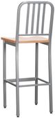 Linon Soren 2-Piece Natural/Silver Barstool Set-5