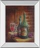 Classy Living Vintage Wine Ill Mirror Framed Wall Art-0