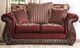 Furniture of America® Tabitha Wine/Dark Cherry Sofa and Loveseat-3
