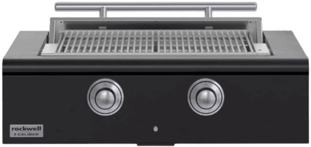 Caliber™ Rockwell 2-Burner Matte Black Built-In Natural Gas Grill with Stainless Steel Hardware-0