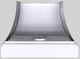 Vent-A-Hood® Designer Series 42" White Wall Mounted Range Hood-2