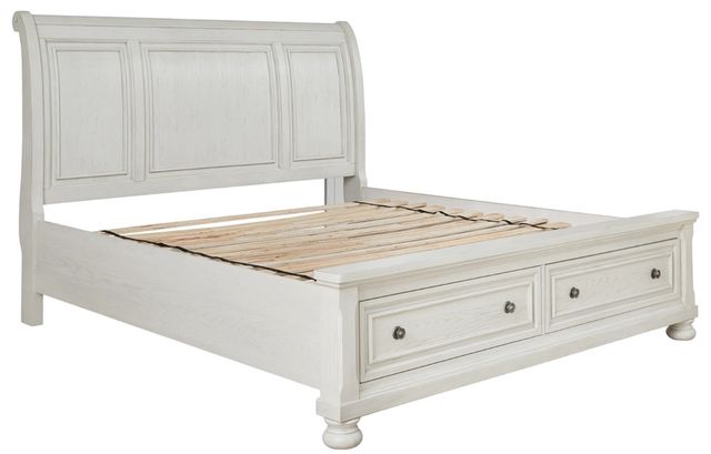 Signature Design by Ashley® Robbinsdale 4-Piece Antique White Queen Bedroom Set-1