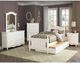 Homelegance® Clementine White Youth Twin Platform Bed with Twin Trundle-1