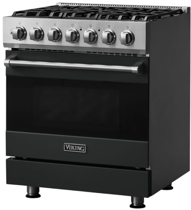 Viking® 3 Series 30" Antique Bronze Pro Style Natural Gas Range-3