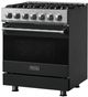 Viking® 3 Series 30" Antique Bronze Pro Style Natural Gas Range-3