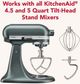 KitchenAid® Stainless Steel 3-Piece Accessory Set for Tilt-Head Stand Mixers-4