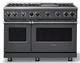 Viking® 7 Series 48" Cast Black Pro Style Natural Gas Range with 12" Reversible Griddle-0