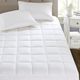 Olliix by Sleep Philosophy Highline White Full 3M Microfiber Mattress Pad-3