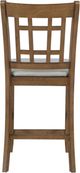 Homelegance® Junipero Brown/Light Gray Counter Height Chair-4