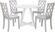 Powell® Maui 5-Piece Gray/White Round Dining Set-0
