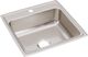 Elkay Lustertone® Classic Lustrous Satin 22" x 22" x 7-5/8" 1-Hole Single Bowl Drop-In Sink-0