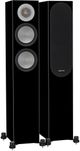 Monitor Audio Silver 200 Black Gloss Floor Standing Speakers-0