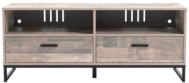 Signature Design by Ashley® Neilsville Multi Gray Whitewash  59" TV Stand-2