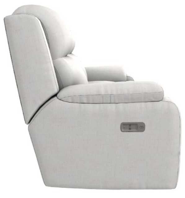 La-Z-Boy® Dorian Cream Power Reclining Loveseat with Console and Headrest-3