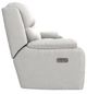 La-Z-Boy® Dorian Cream Power Reclining Loveseat with Console and Headrest-3